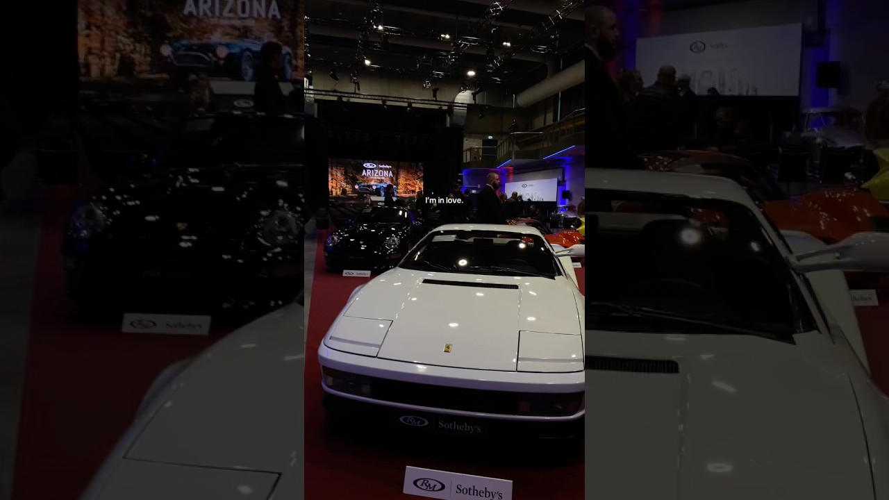 WHITE FERRARI TESTAROSSA MIAMI VICE MONOPOSTO🔥🔥