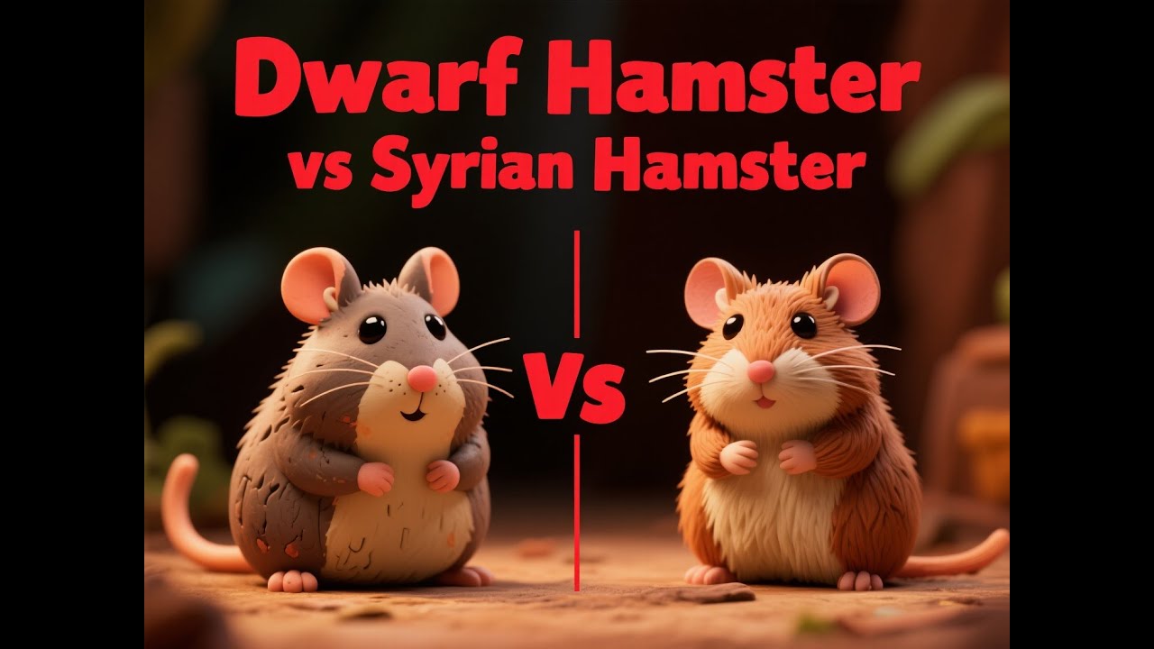 Dwarf Hamster Vs Syrian Hamster – Which Is Better For You? | Hamster Facts | Pets Life For Kids
