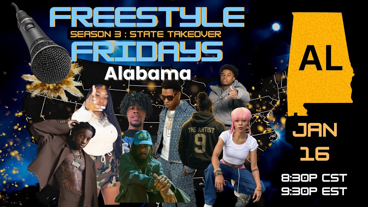 BAMA Takes Over Freestyle Fridays: Cody Casino, Era Swan,Mike Dantz, Sosa Artist 9, Bianca,OMB, Bleu