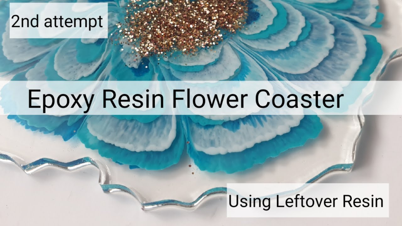 Resin Flower Coasters Easy Method YouTube