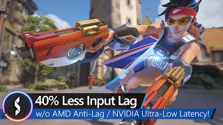 40% Less Input Lag Without AMD Anti-Lag or NVidia Ultra-Low Latency