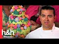 Buddy crea hermoso pastel floral para el Día de las Madres | Cake Boss | Discovery H&H