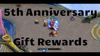 Wartune - 5Th Anniversary Gift Collection Rewards 100 Gifts