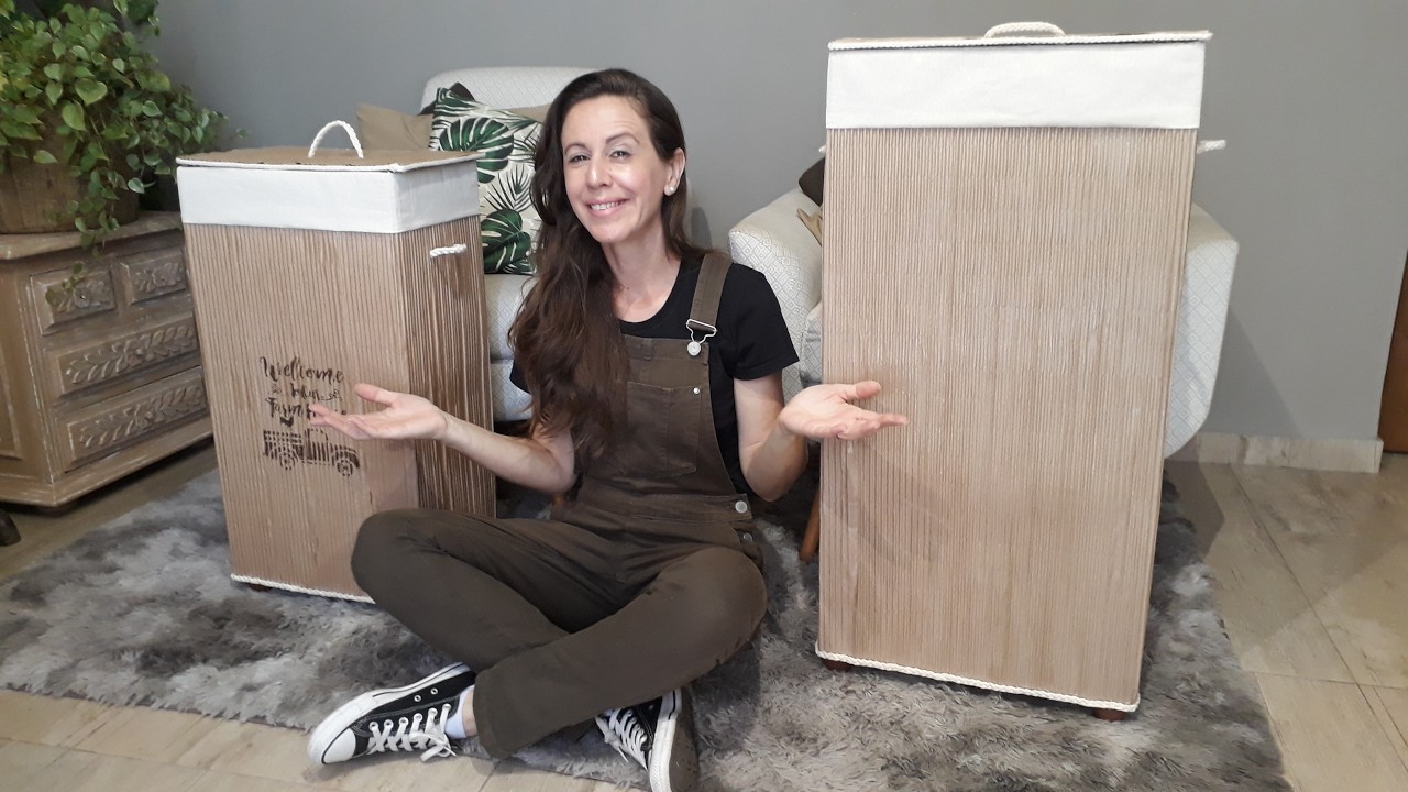 Не выбрасывайте КАРТОННЫЕ КОРОБКИ - узнайте, как сделать красивую КОРЗИНУ / ОТ МУСОРА ДО РОСКОШИ