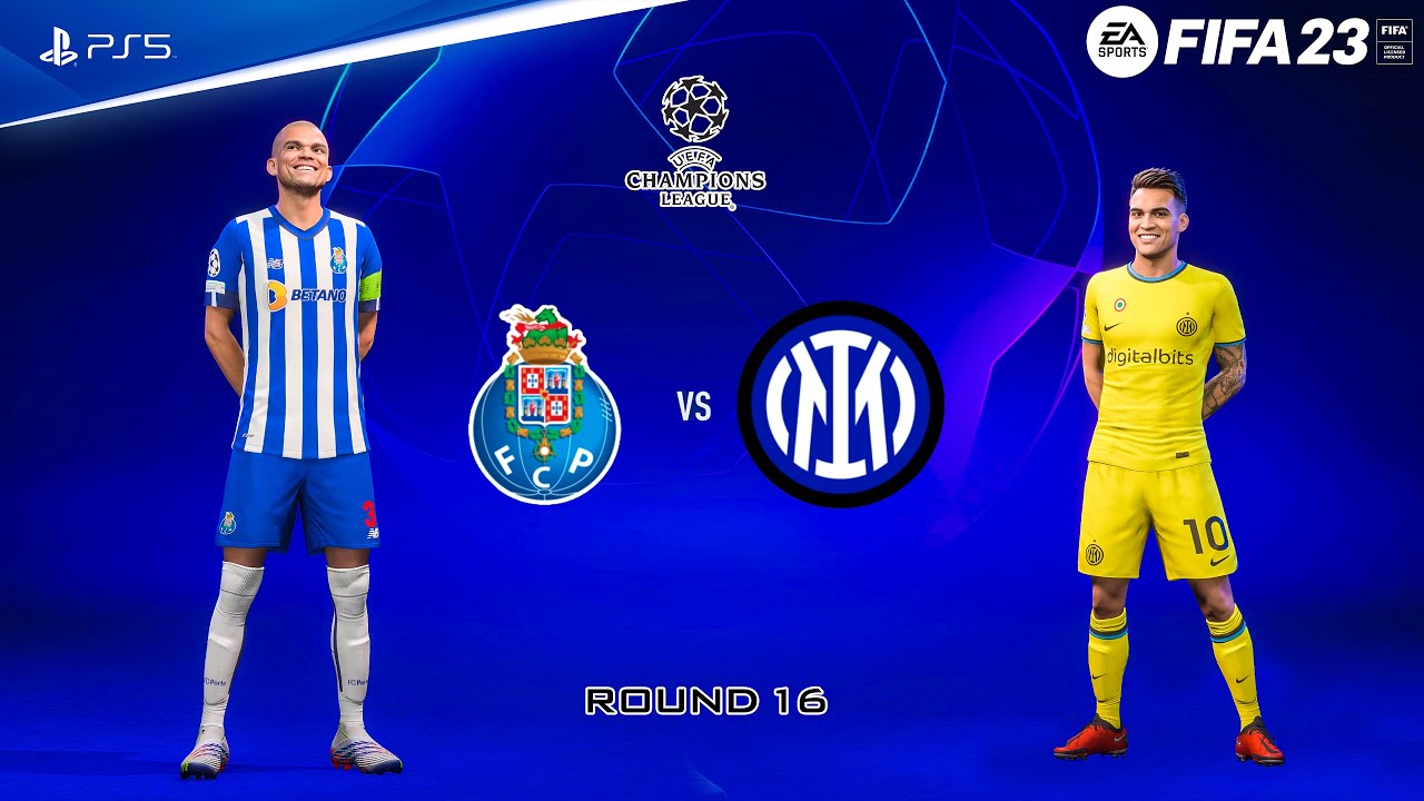 FIFA 23 - PORTO vs INTER - UEFA Champions League 22/23 R16 Final Full Match | PS5™ Gameplay [4K60]