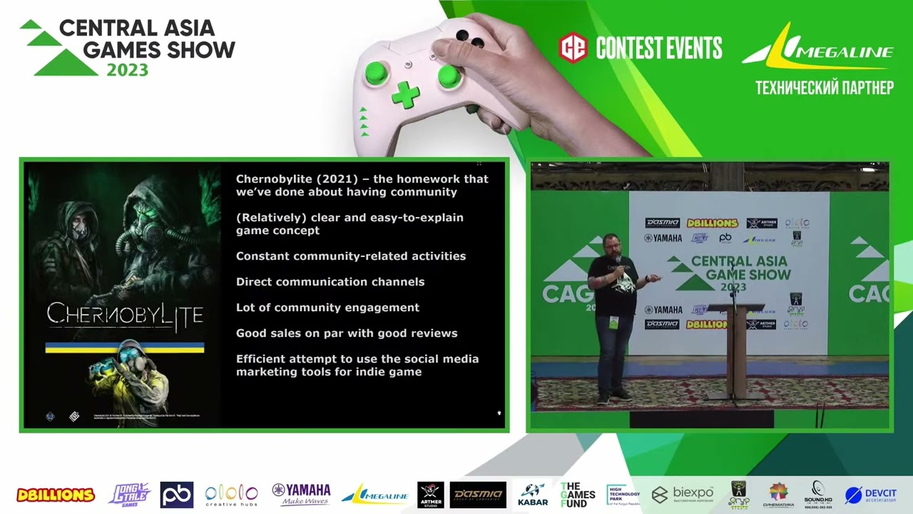 Wojciech Pazdur | Kickstarting, building and sustaining your indie game community | CAGS23