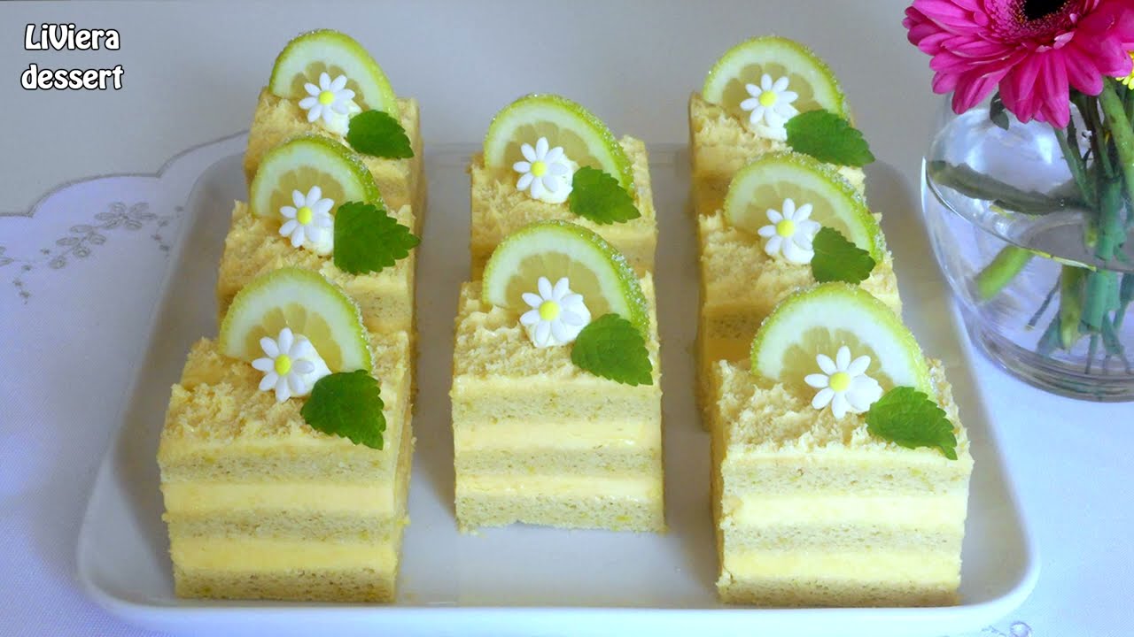 Citrónové rezy ( zákusok )🍋  🍰