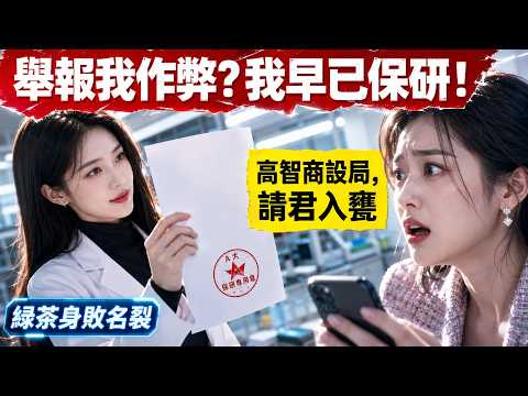 「考研前被閨蜜造謠作弊慘死？重生我直接簽下保研協議，帶全方位監控看她跳進自己挖的死局！」《學霸的完美反殺》看高智商女主將計就計，綠茶閨蜜身敗名裂！🔥