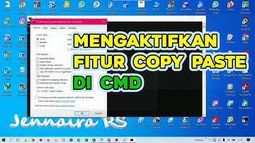 Mengaktifkan Fitur Copy Paste di cmd (Command Prompt)