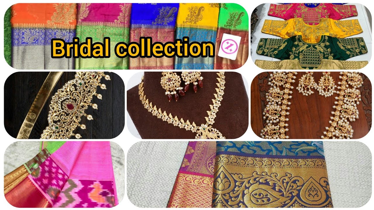 Wedding sarees/matching blouses /jewellery at one place/online shopping /free shipping