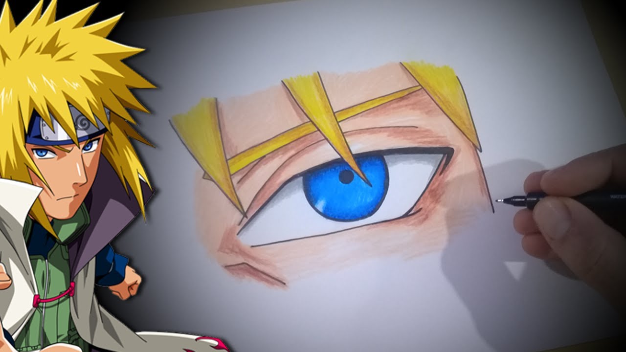 Como Desenhar o Minato de Naruto - Passo a Passo - Tutorial Minato