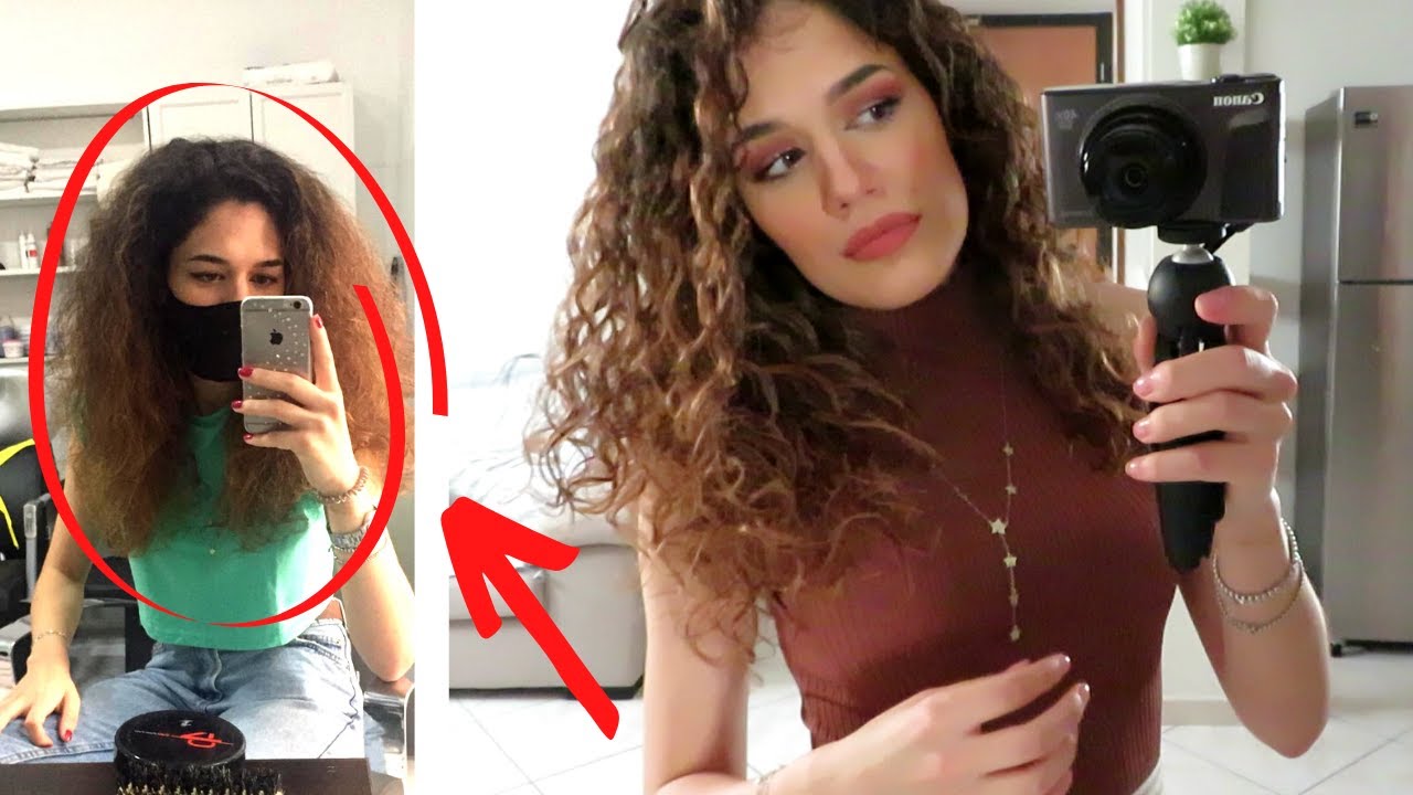 Dal PARRUCCHIERE dopo MESI di CURLY GIRL METHOD