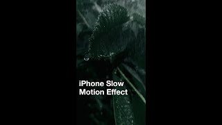 iPhone slow motion effect for aesthetic videos! #shorts #videography #iphonephotography