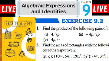 Basic | Ch 9 Algebraic Expression and Identities | Ex 9.2 | Class 8 Maths | RBSE CBSE NCERT