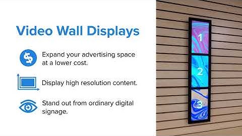 Video Wall Displays by Bluefin