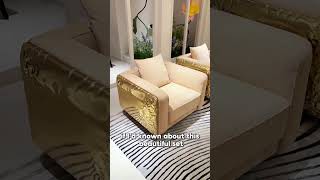 Luxury Gilded Sofa #interiordesign #furnituredesign #luxuryfurniture