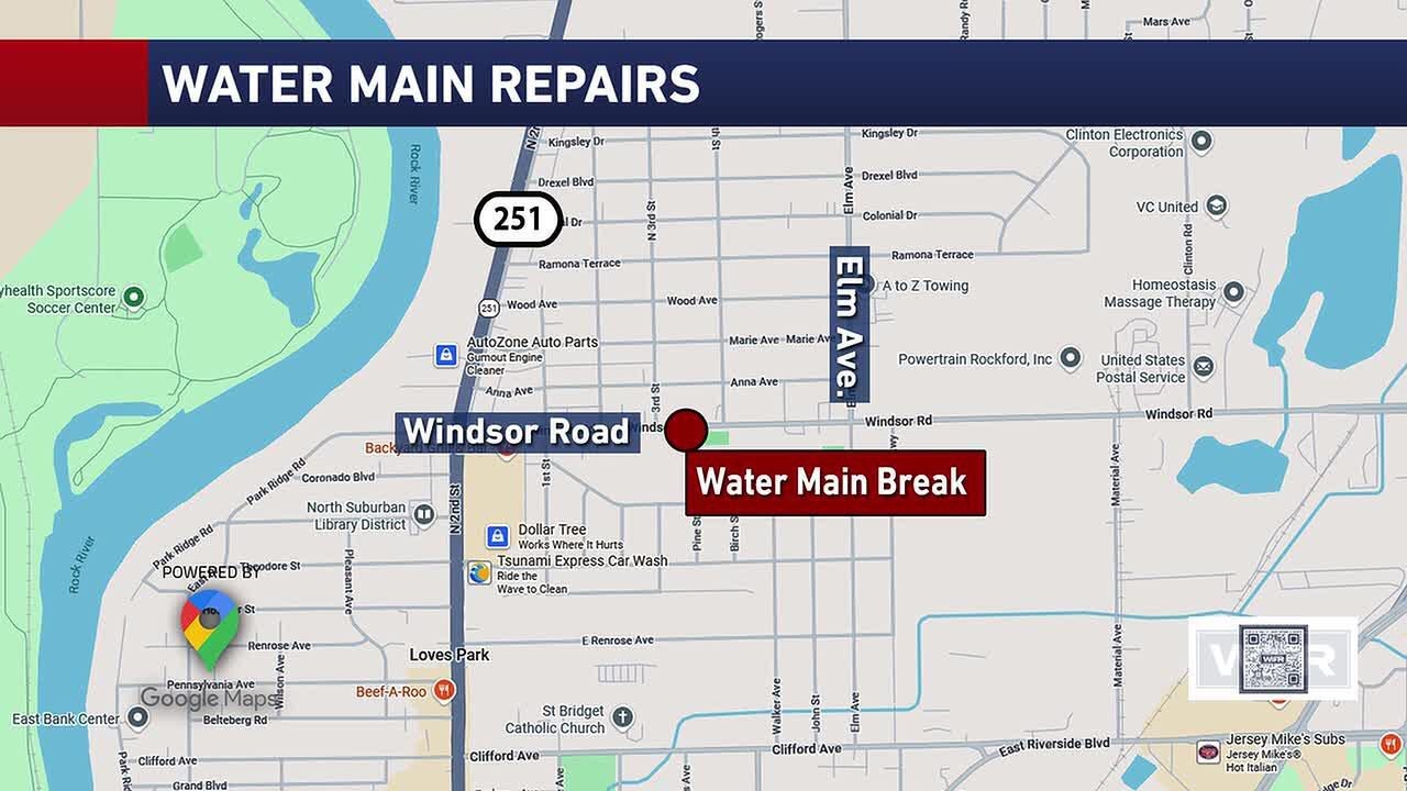 Water main break in front of Harlem Middle School closes part of ...