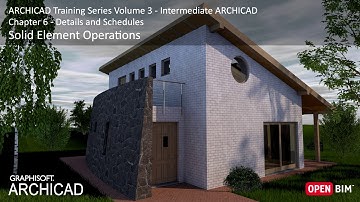 Solid Element Operations - ARCHICAD Training Series 3 – 34/52