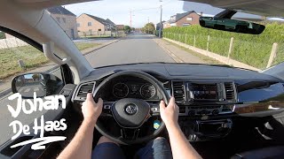 VW MULTIVAN T6 2.0TDI 204 HP POV TEST DRIVE