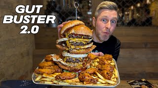 ACCIDENTALLY BEATING JOEL HANSEN! GUT BUSTER 2.0 BURGER CHALLENGE