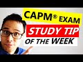 CAPM EXAM PREP STUDY TIP OF THE WEEK | CAPM EXAM PREP &amp; PMP EXAM PREP