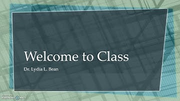 Welcome to Class: Learning Framework