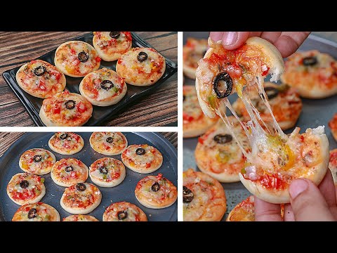 mini-pizza-recipe-|-eggless-&-without-oven-|-easy-snacks-recipe-|-toasted