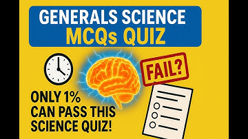 "Only 1% Can Pass This General Science Quiz! 💡 | MCQ Challenge