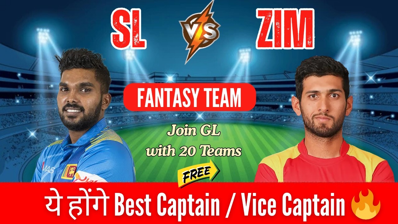 🔴 LIVE SL vs ZIM T20 World Cup 2026 | Dream11 Prediction | Pitch Report | Playing 11 | Chandu Don
