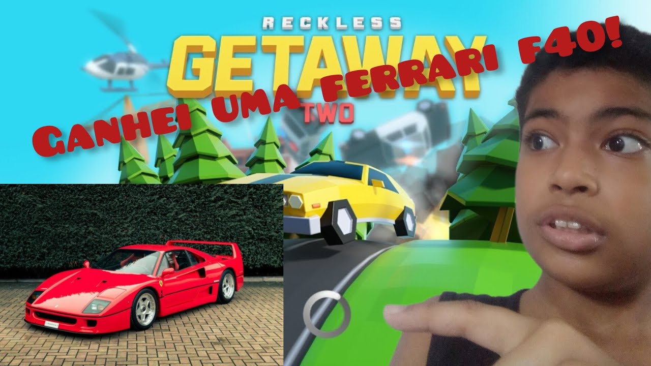 CRIARAM UM JOGO COM MEU NOME! - Reckless Getaway 2 