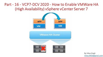 Part - 16 - VCP7-DCV 2020 - How to Enable VMWare HA (High Availability) vSphere vCenter Server 7