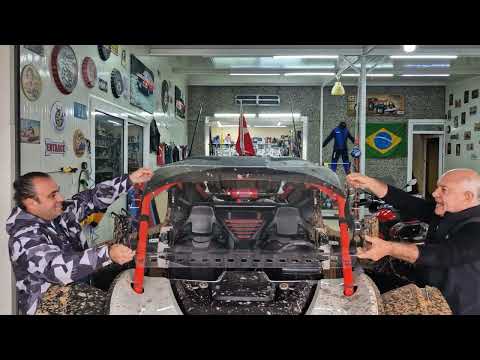 Segway Villain SX10 Utv Ön Cam ( pleksi glas ) montajı. Utv cam.