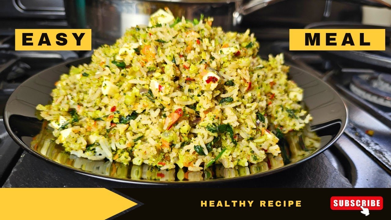 Broccoli Rice Healthy and Easy Rice Meal Recipe ideas #friedrice #ektaskitchen