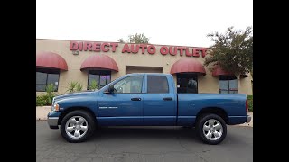 2004 Dodge Ram 1500 Quad Cab Hemi V8 video overview and walk around review!