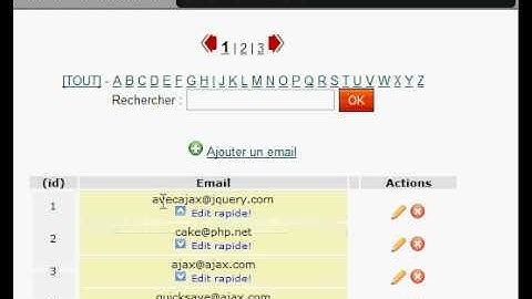 CakePHP + JQuery (Avec Ajax)