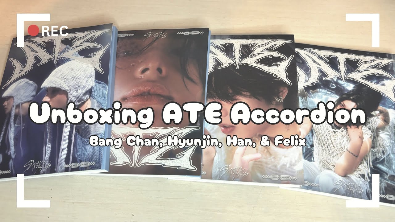 ♡Unboxing Stray Kids ATE Albums♡Accordion Version♡ Bang Chan