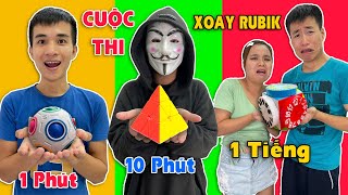 Cuộc Thi Xoay Rubik Biến Thể Theo Thời Gian 1 Phút 10 Phút 1 Tiếng Cùng Hacker