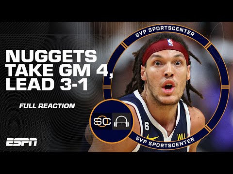 FULL NBA FINALS GAME 4 REACTION: Nuggets take a 3-1 series lead over the Heat 😳 | SportsCenter