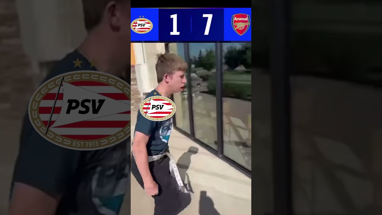 PSV 1 7 Arsenal Champions League