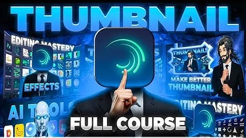 How I Make High Quality Thumbnails | Full Course 