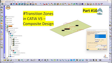 How to Define Transition Zones in CATIA V5 – Composite Design Tutorial