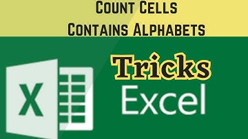 Count Cells contains Alphabets in Microsoft Excel. #excel #knowledge2all #microsoftexcel