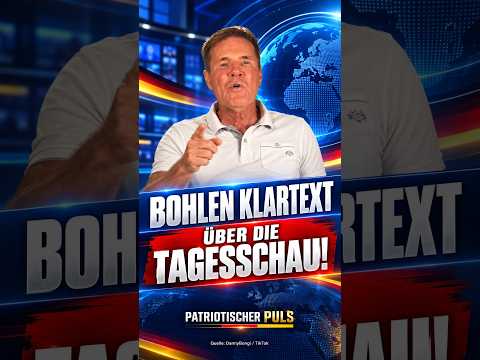 Bohlen mit Klartext über die Tagesschau! #afd #Reden #bohlen