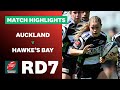 RD 7 HIGHLIGHTS: Auckland v Hawke's Bay (Farah Palmer Cup 2024)