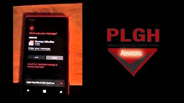 Sending a text message with Windows Cortana