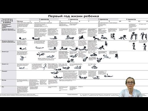 Двигательное развитие ребенка на первом году жизни - Что должен уметь ребёнок на первом году жизни?