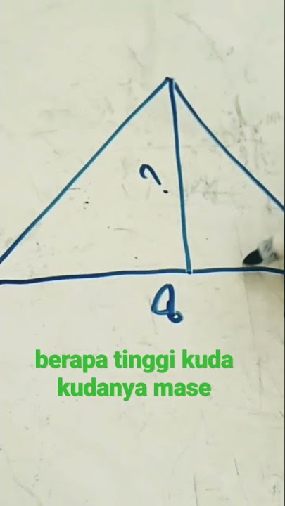 pemula langsung mahir nih cara mudah mencari ketinggian kuda kuda || #kudakudabajaringan