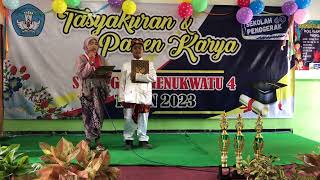 Pidato dari perwakilan kelas 5 & kelas 6