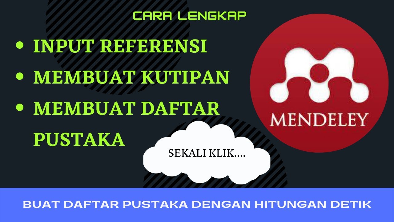 Cara menggunakan mendeley versi terbaru tutorial lengkap youtube