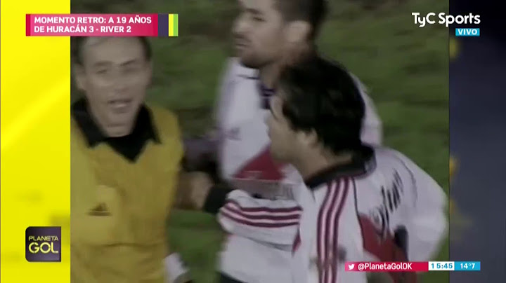 La recordada victoria de Huracán sobre River en el Ducó, por el Clausura 2001.
